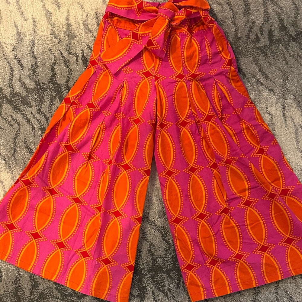 Colorful Kids Wide-Leg Pants